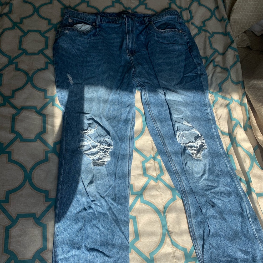 Ripped Mom Jeans